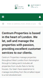 Mobile Screenshot of centrumproperties.co.uk